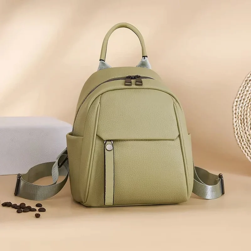 Petit sac à dos femme grainé souple - Manon