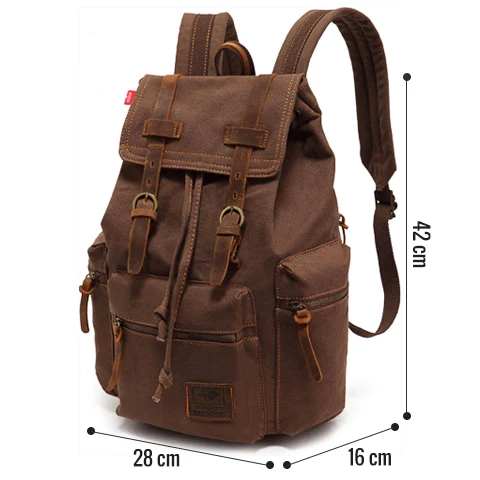 Sac à dos toile vintage | VINSON