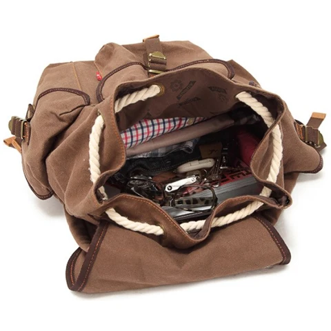 Sac à dos en toile vintage | ANETO