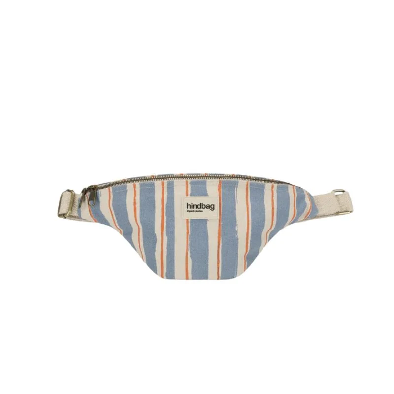 Sac banane Olivia rayée coton bio - Hindbag