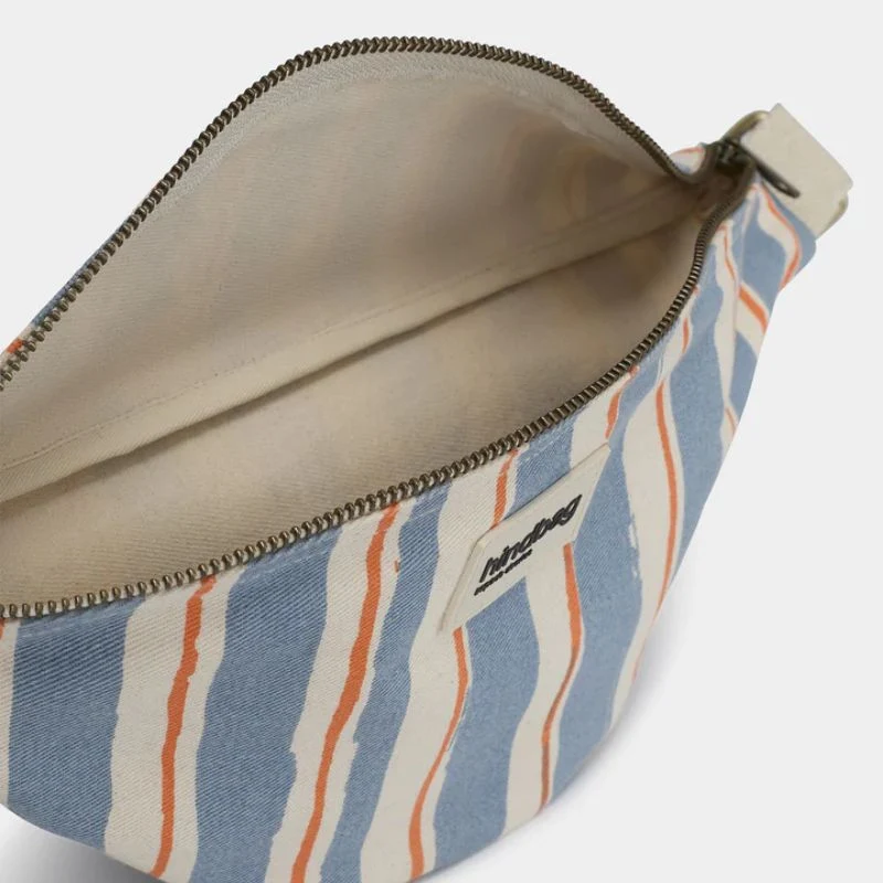 Sac banane Olivia rayée coton bio - Hindbag