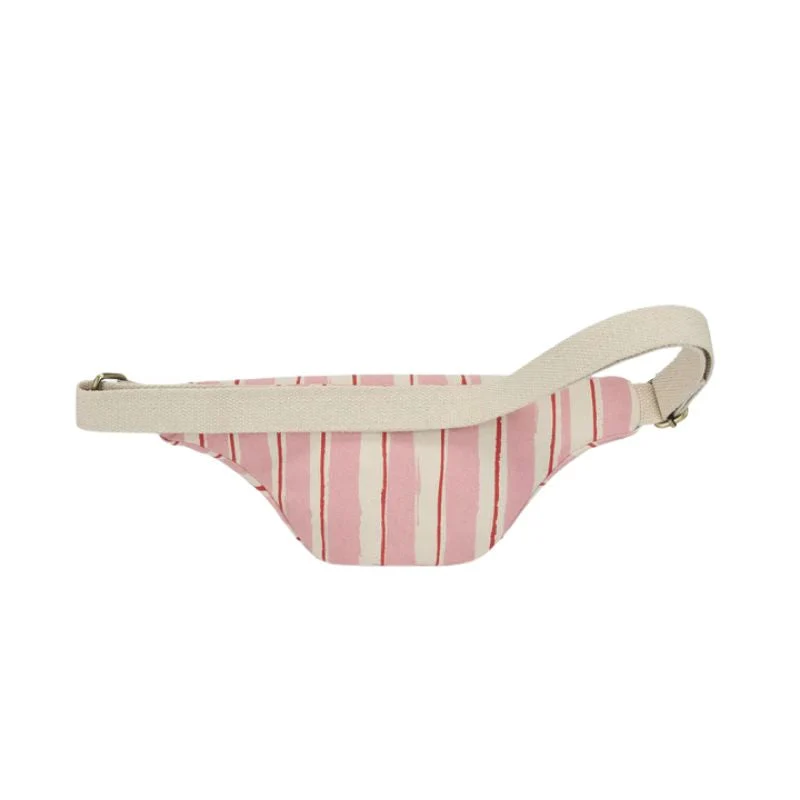 Sac banane Olivia rayée coton bio - Hindbag