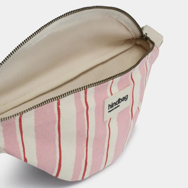 Sac banane Olivia rayée coton bio - Hindbag