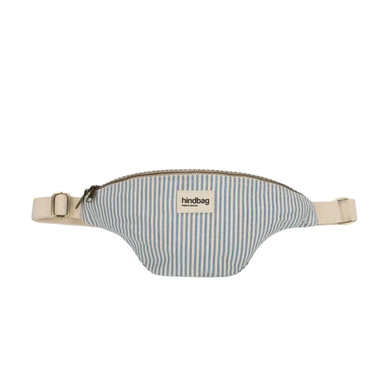 Sac banane Olivia rayée coton bio - Hindbag