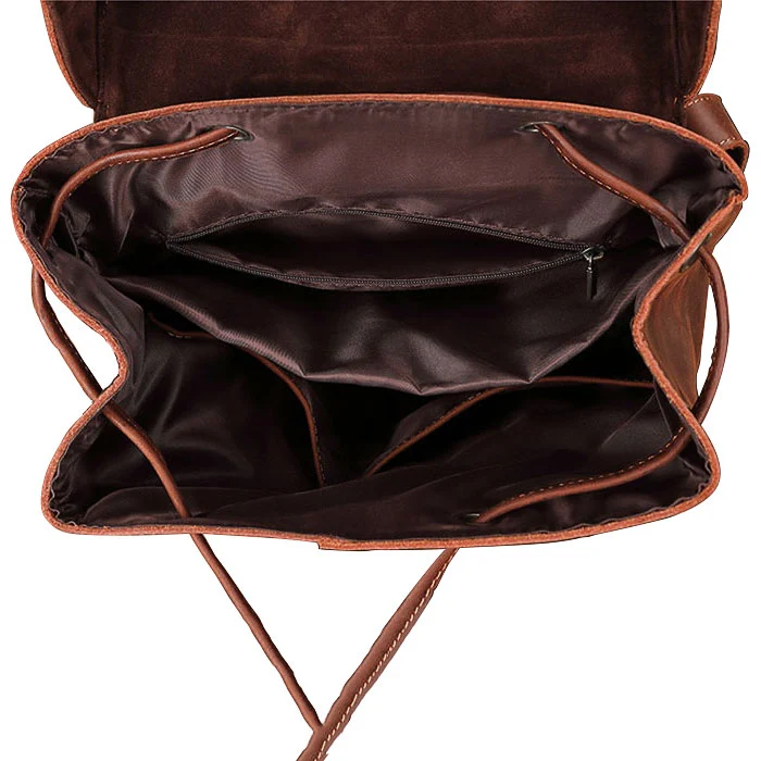 Sac à dos en cuir moto | COUSTEAU