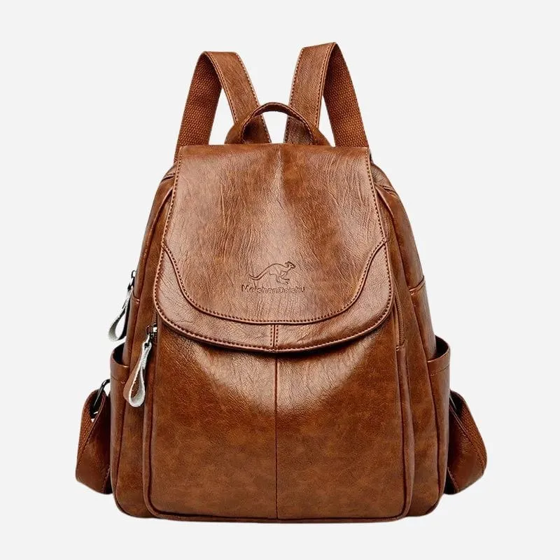 Petit Sac à Dos en Cuir Femme