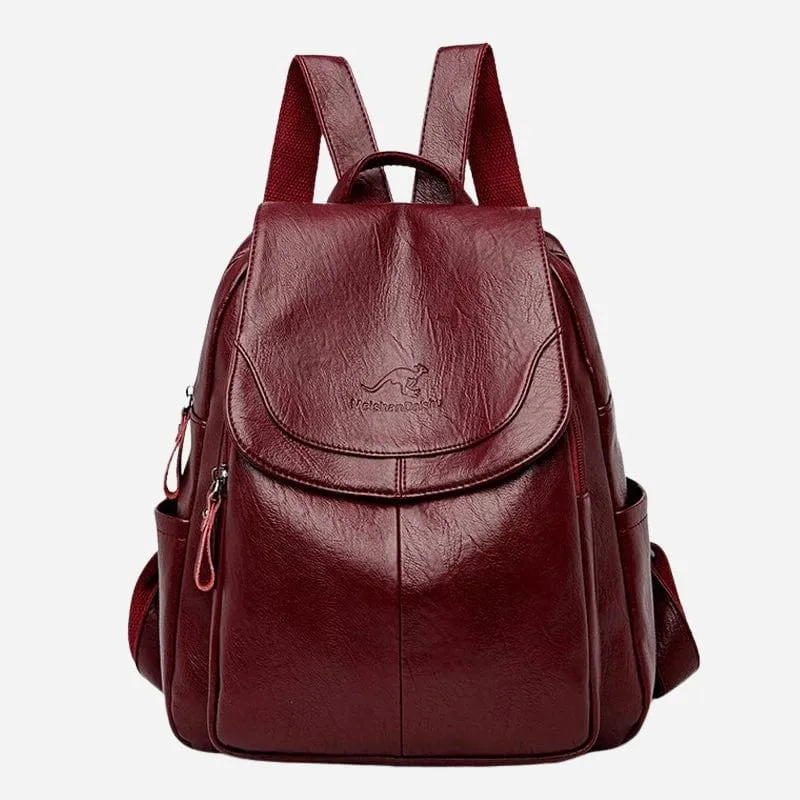 Petit Sac à Dos en Cuir Femme