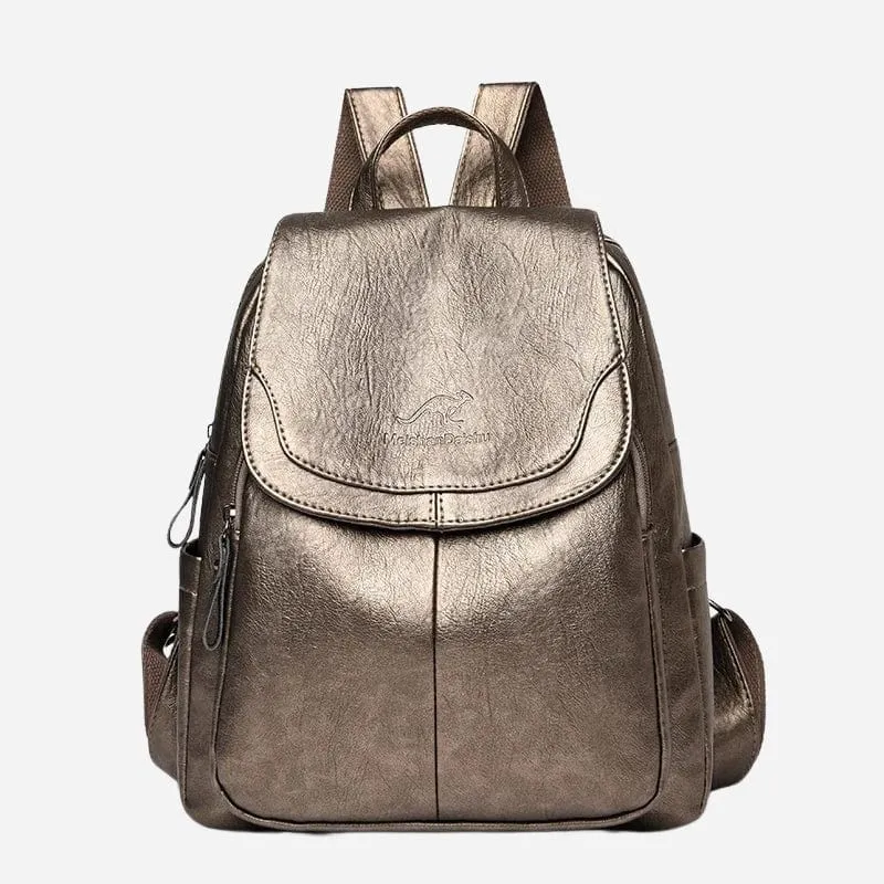 Petit Sac à Dos en Cuir Femme