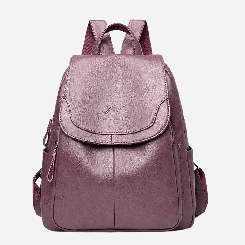 Petit Sac à Dos en Cuir Femme