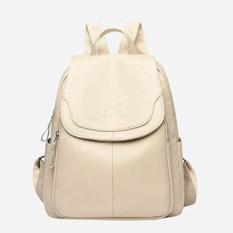 Petit Sac à Dos en Cuir Femme
