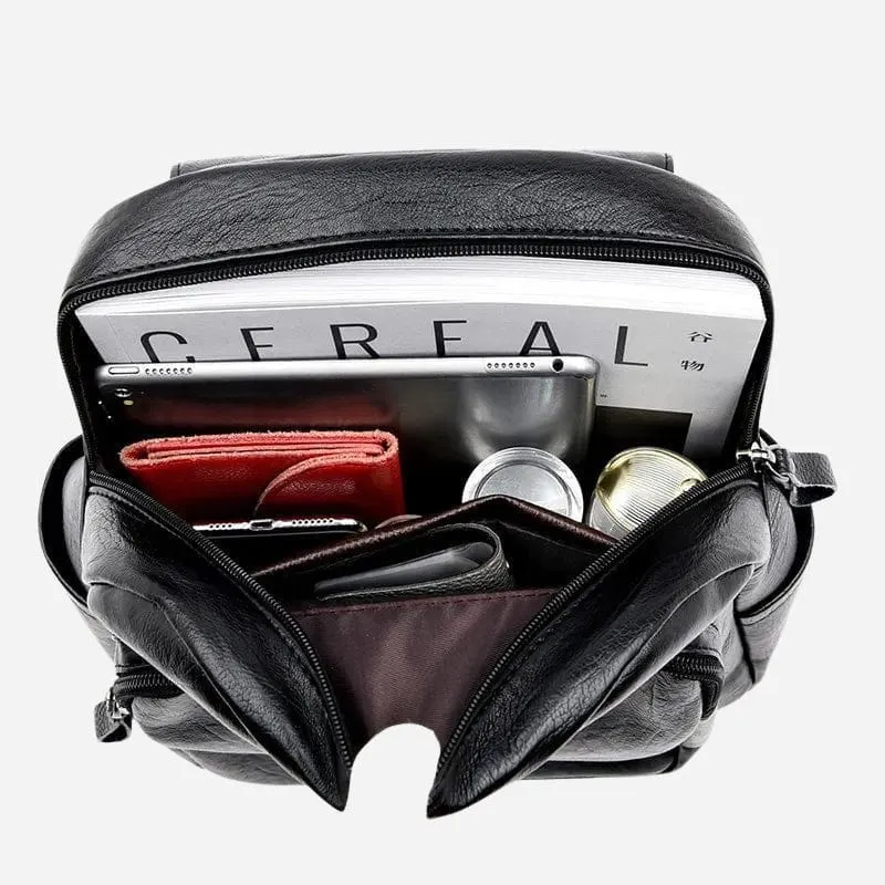 Petit Sac à Dos en Cuir Femme