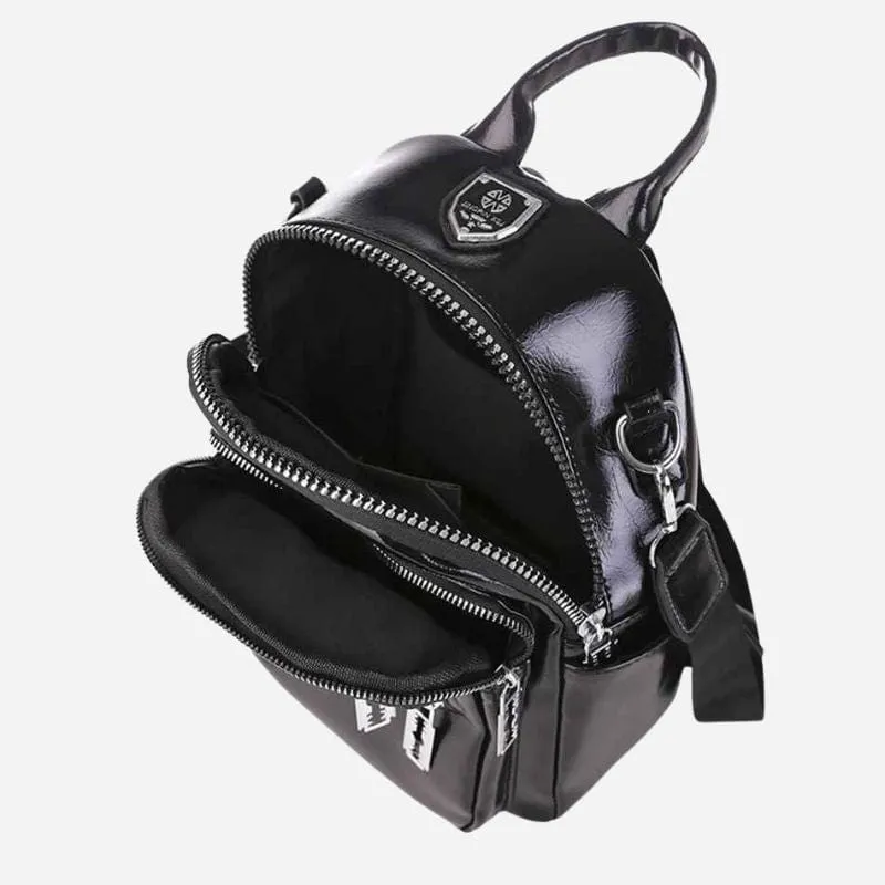 Mini sac à dos cuir femme