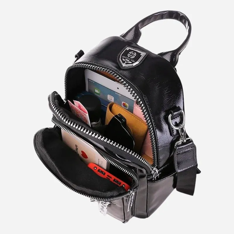 Mini sac à dos cuir femme