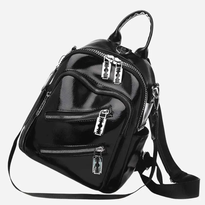 Mini sac à dos cuir femme