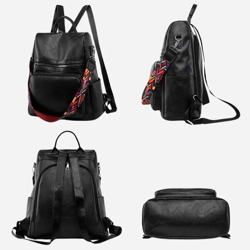 Petit sac à dos vintage voyage femme