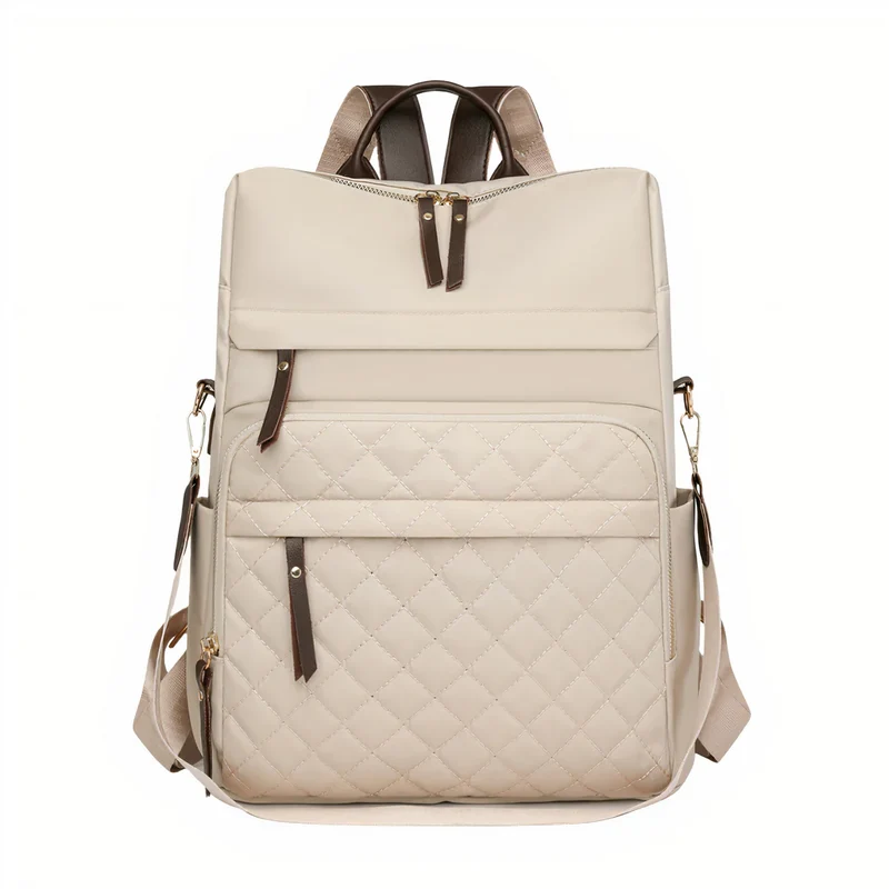 Sac à dos effet matelassée - Céleste