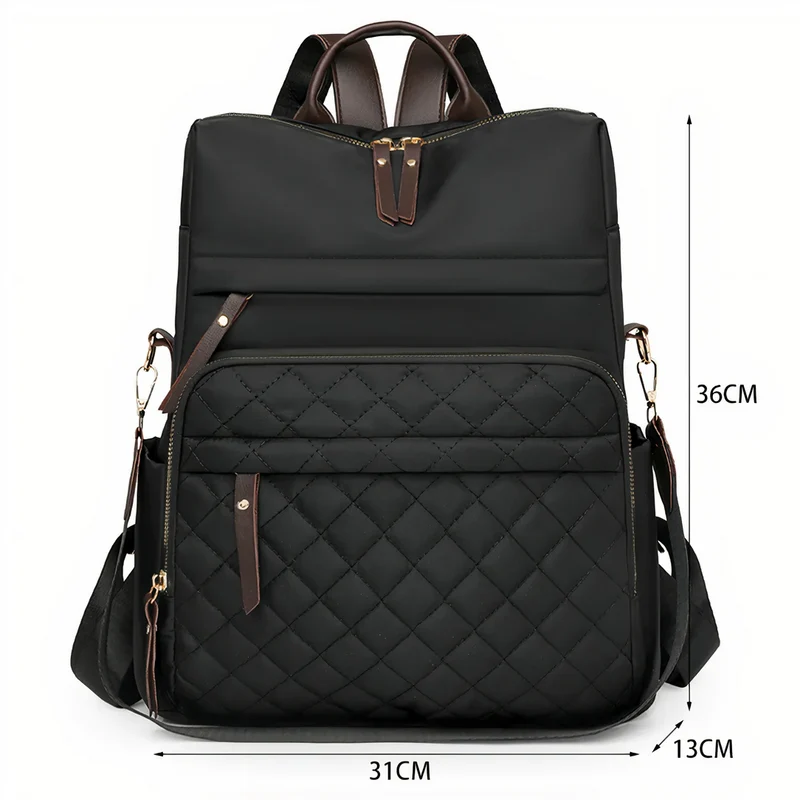 Sac à dos effet matelassée - Céleste