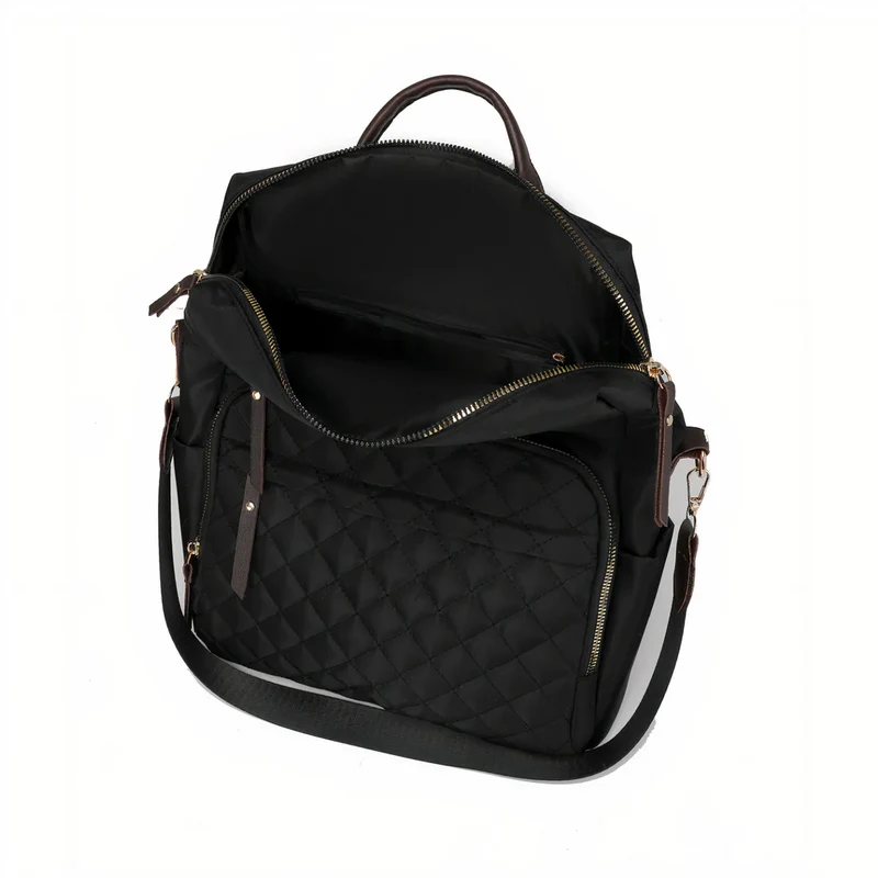 Sac à dos effet matelassée - Céleste