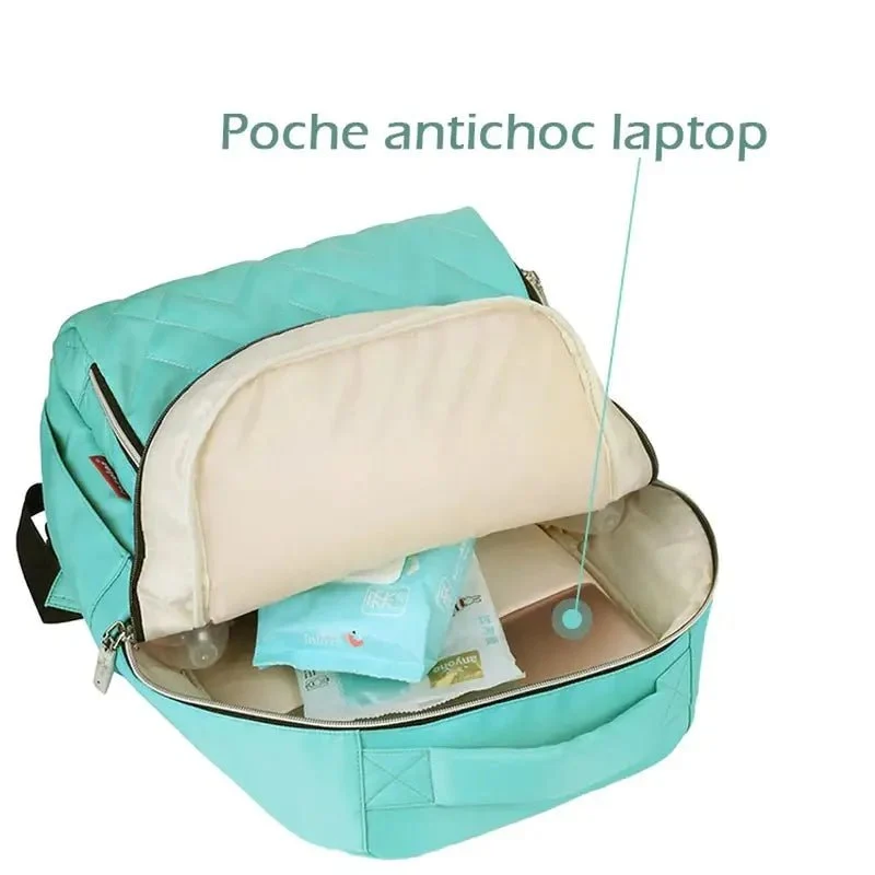 Sac à dos à langer isotherme