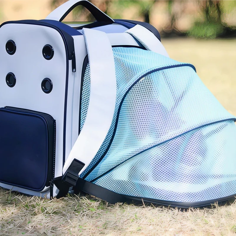 Sac de transport chat rectangulaire extensible - Breezy