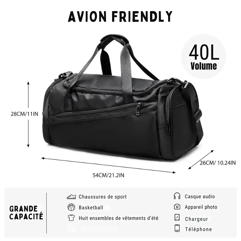 Sac de voyage weekend homme