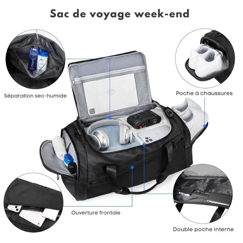 Sac de voyage weekend homme