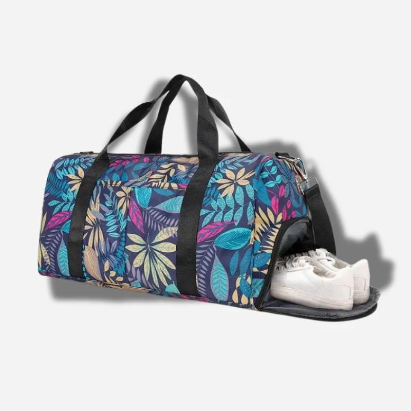 Sac de voyage femme fleuri
