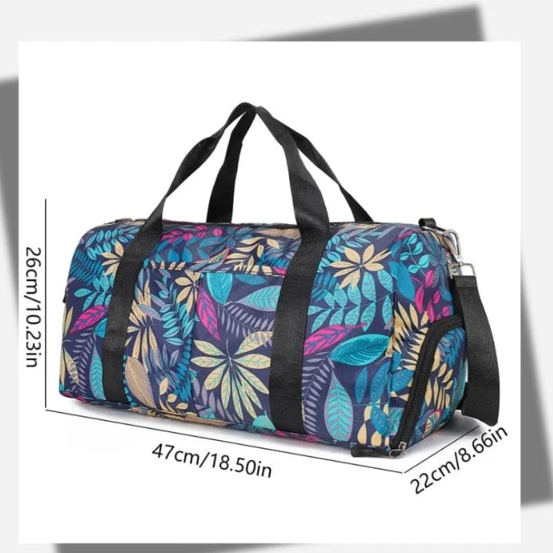 Sac de voyage femme fleuri