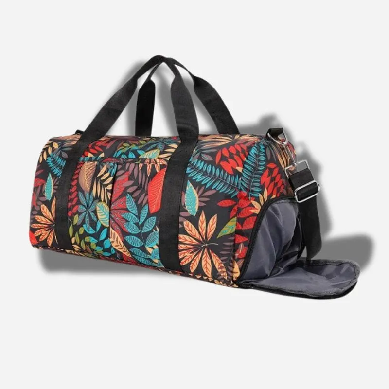 Sac de voyage femme fleuri