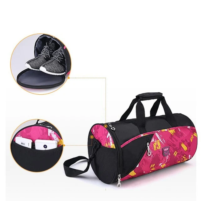 Sports Gym Bag Fitness For Women Men Bags Yoga Nylon Travel Training Ultralight Duffle Shoes Small Sac De Sport 2019 Tas XA6WA
