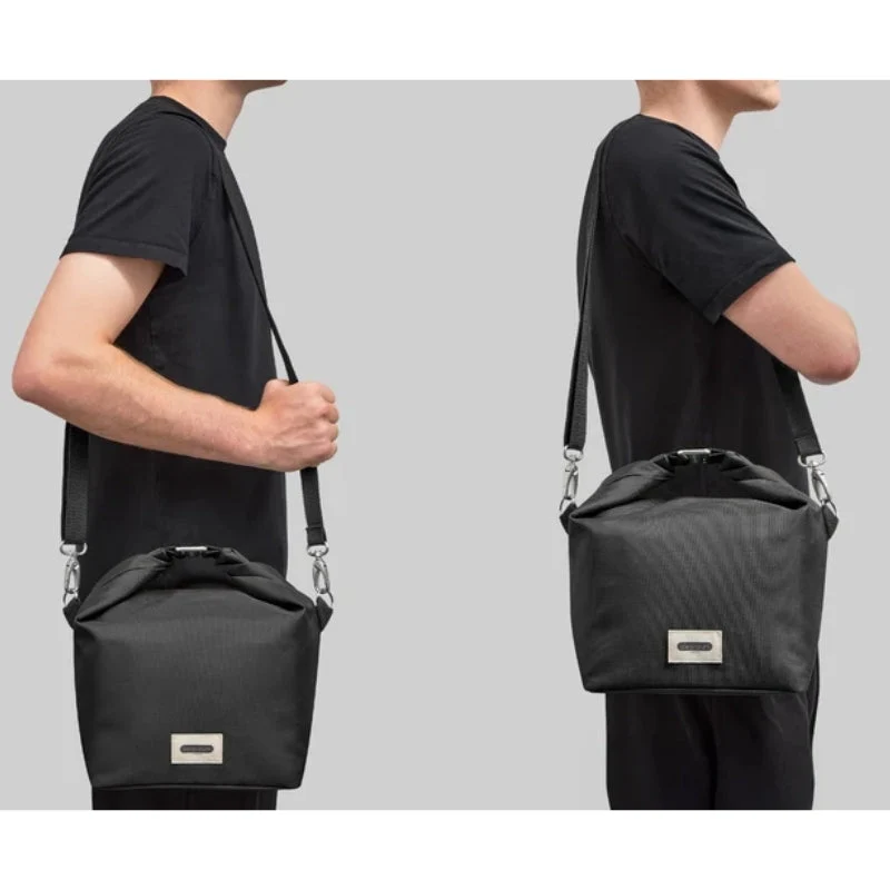 Sac isotherme Lunch Bag grand format roll-top recyclé 10 L - Black & Blum
