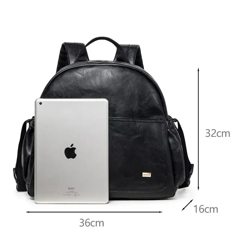 Sac à dos à langer patiné pour bébé
