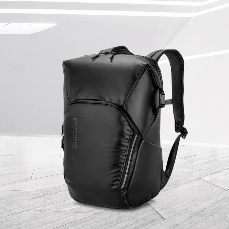 Sac à dos roll top Kingsons - Black Edition