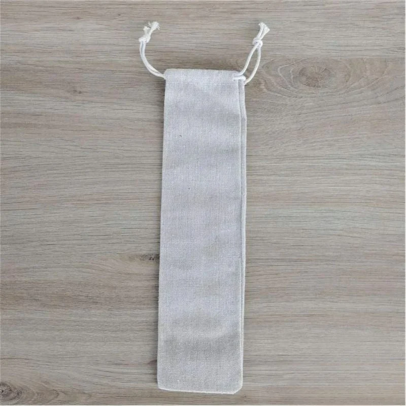 Pochette en lin pour pailles réutilisables - Hello Durable