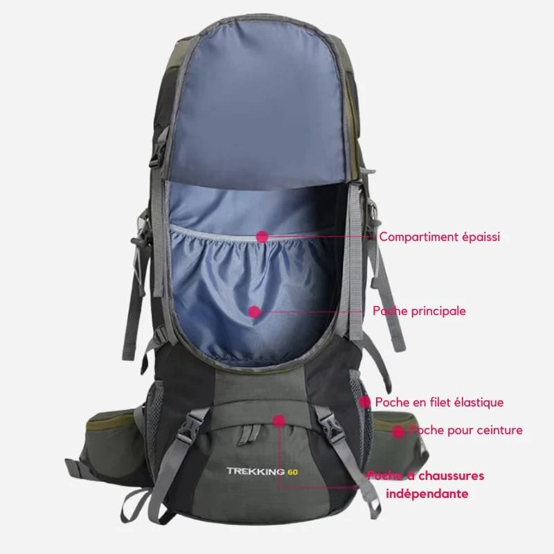 Sac à dos randonnée 60L