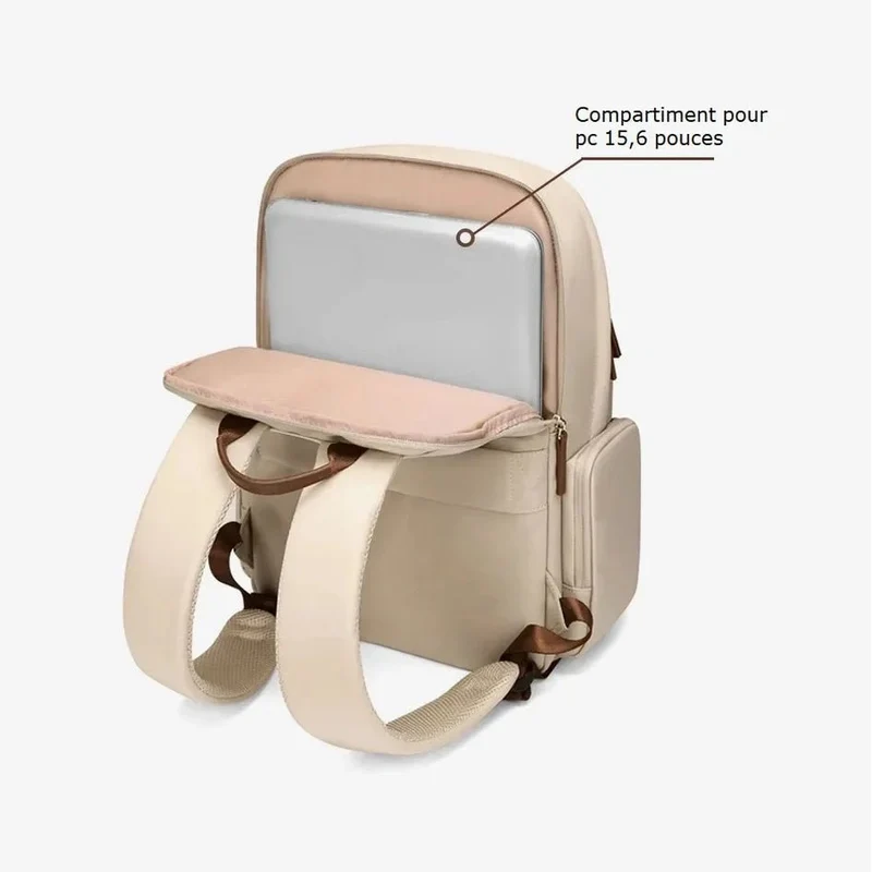 Sac à dos étudiant femme