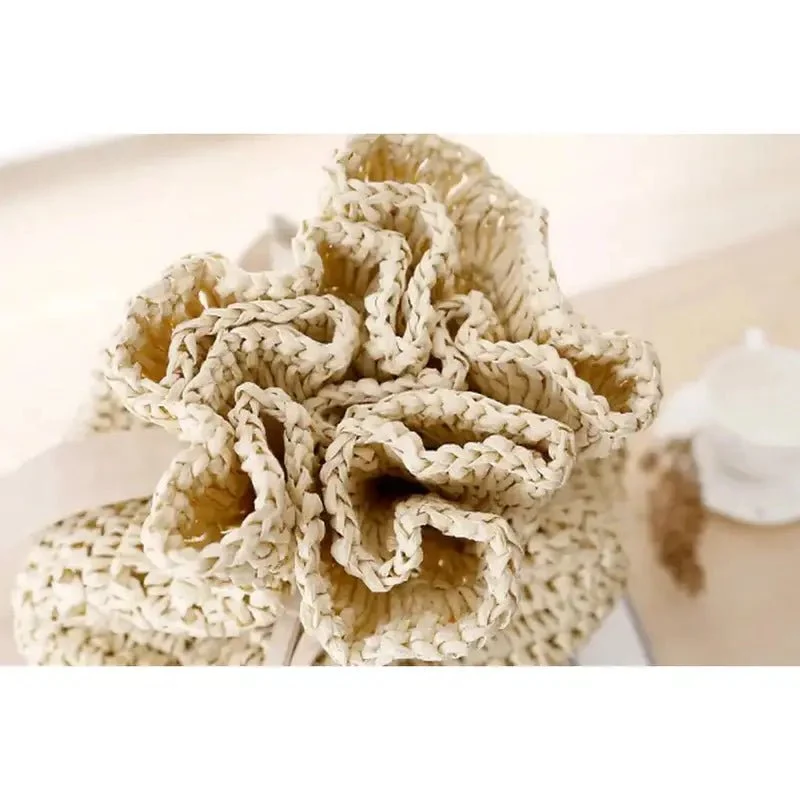 Sac à dos femme paille