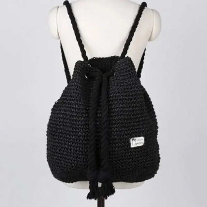 Sac à dos paille