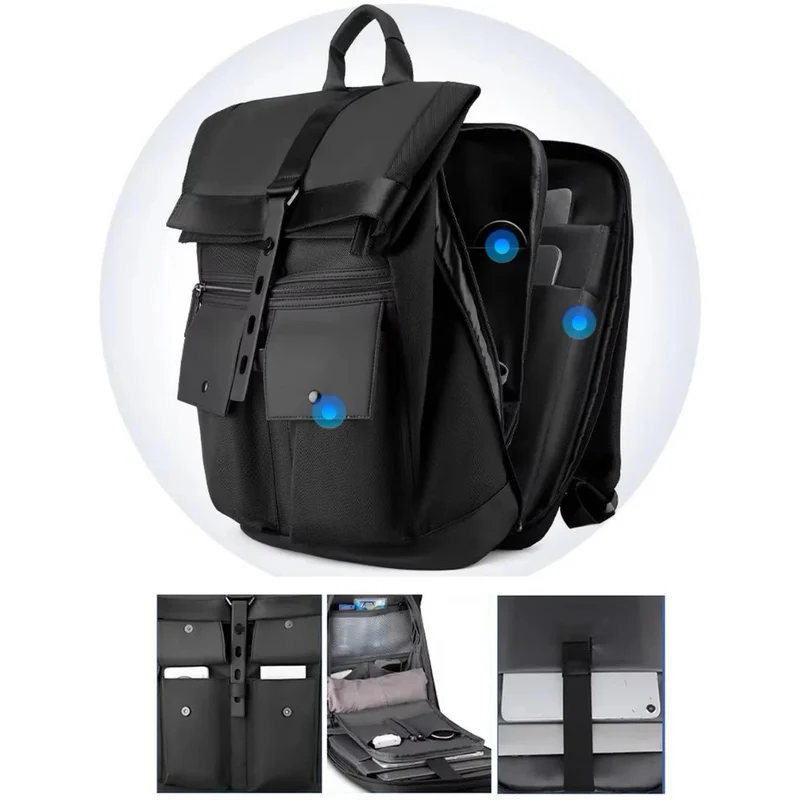 Sac à dos ordinateur imperméable homme