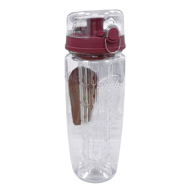 Fruit Lemon Infuser Flip Lip Anti-slip Sport Travel Gym Juice Maker Water Bottle hot sale