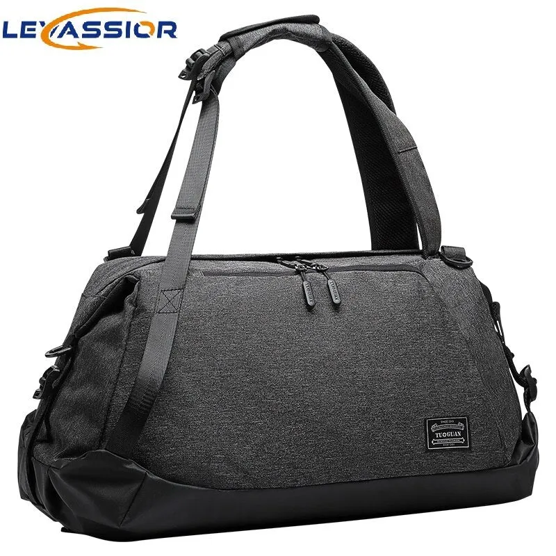 Waterproof Men Dry Wet Gym bag with Shoe Compartment Nylon Fitness Sport Bag Gymtas for Training Travel Tourist Duffel Handbag