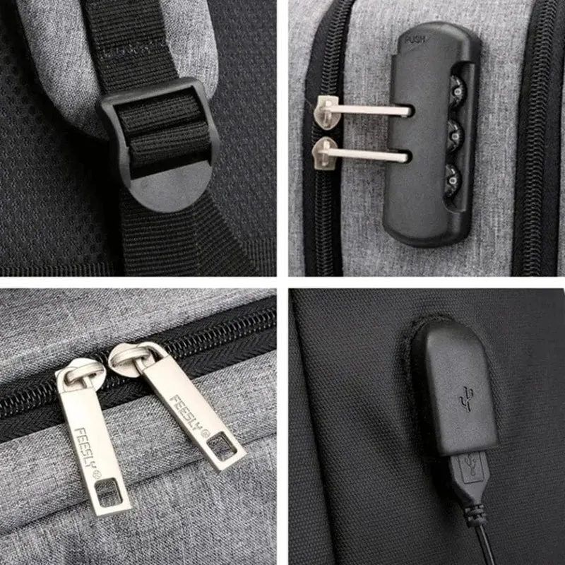 Sac à dos voyage antivol femme