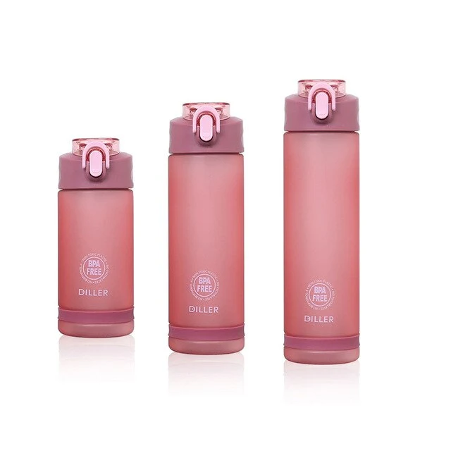 New Arrival Sports Water Bottle With Straw Tritan Plastic Outdoor My Bottles BPA Free Shaker Gym Bottle For School Kids