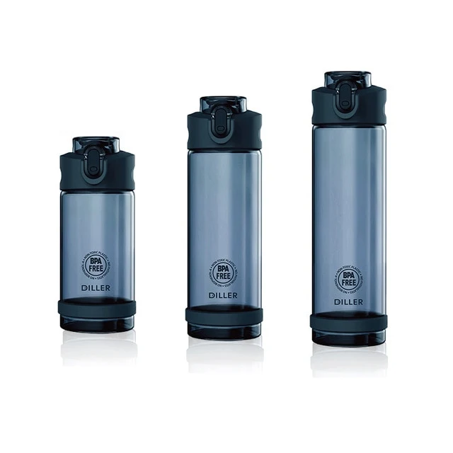 New Arrival Sports Water Bottle With Straw Tritan Plastic Outdoor My Bottles BPA Free Shaker Gym Bottle For School Kids