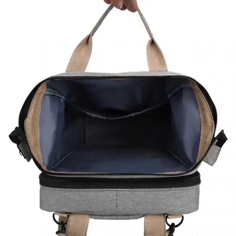 Sac à dos à langer extensible