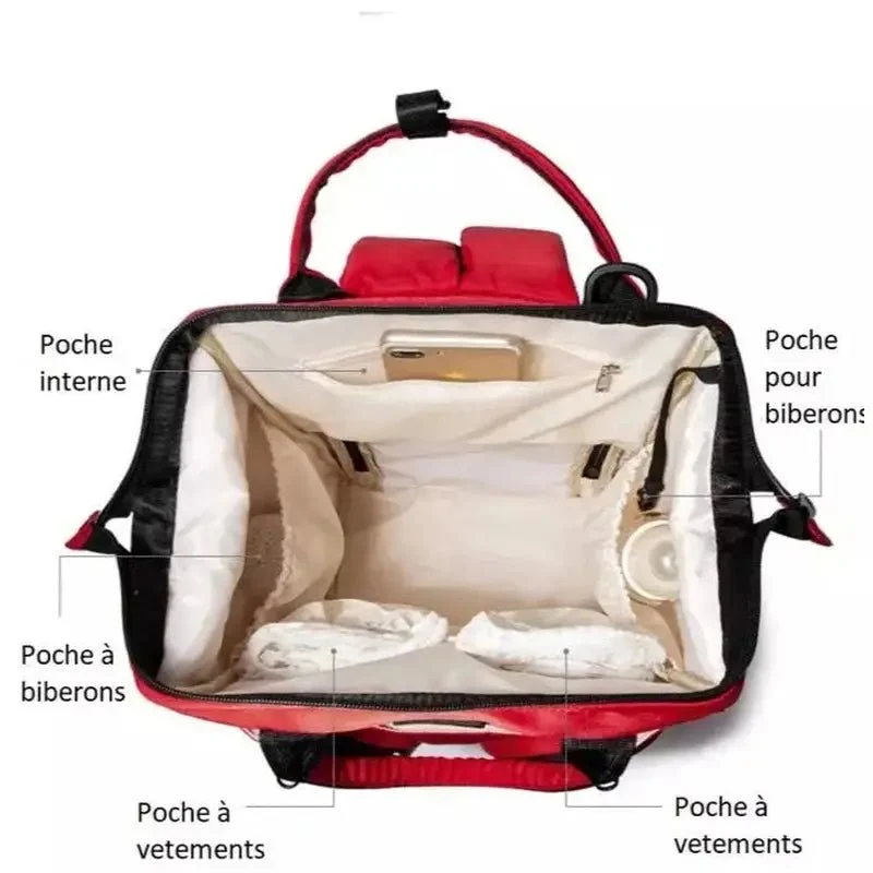 Sac à dos à langer pour jumeaux