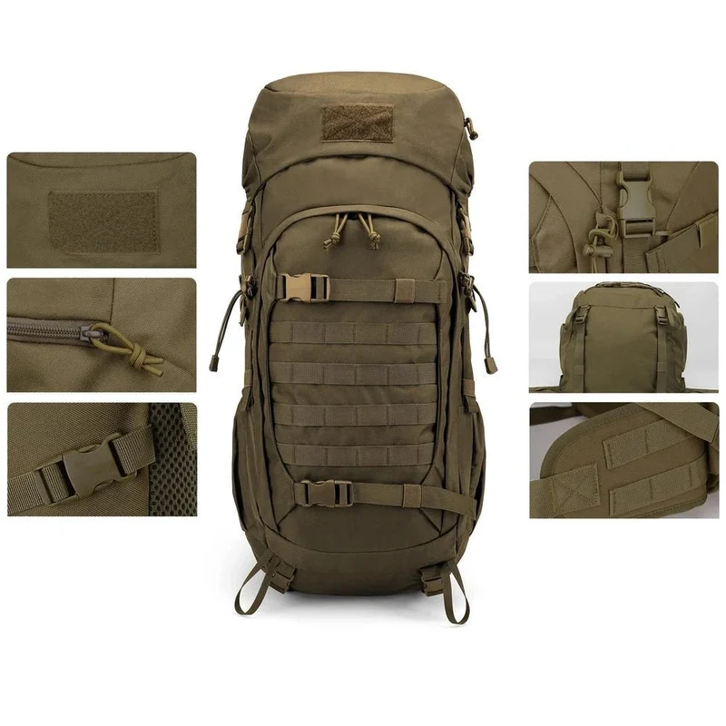 Grand sac à dos militaire 50L 600D