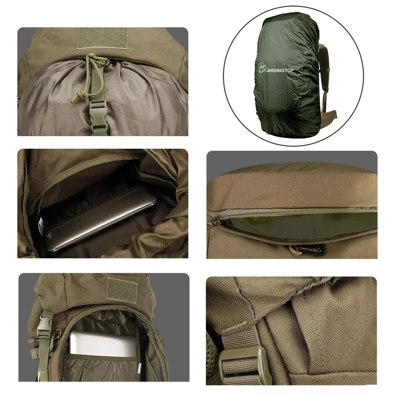 Grand sac à dos militaire 50L 600D