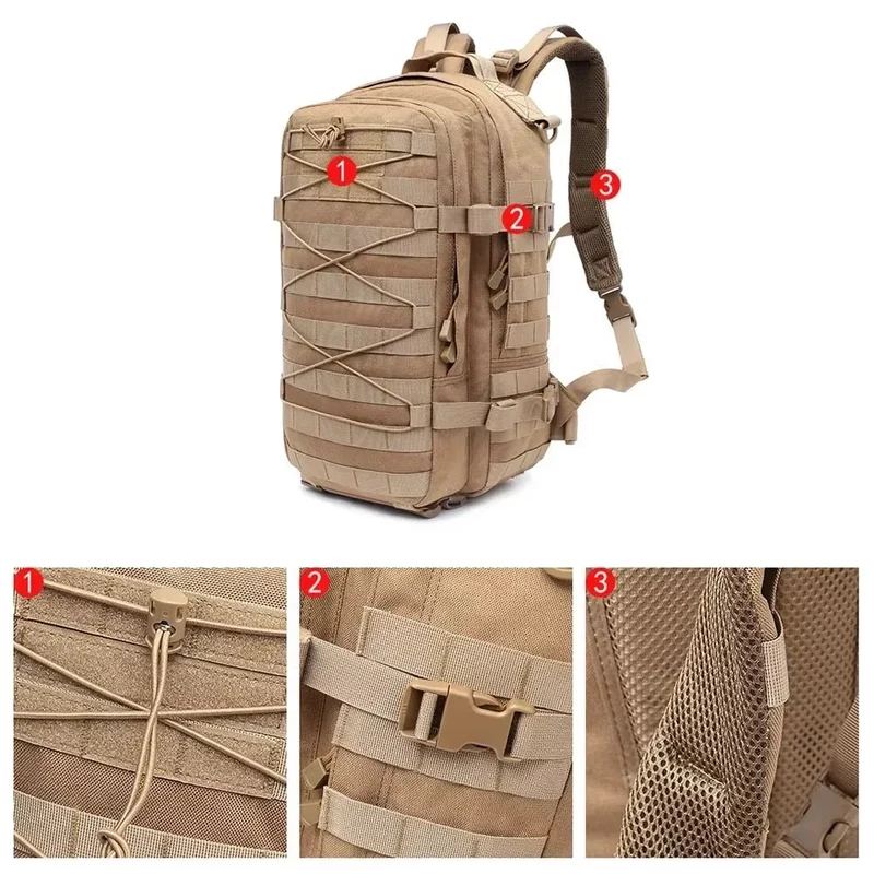 Sac à dos militaire 25L Molle 1000D