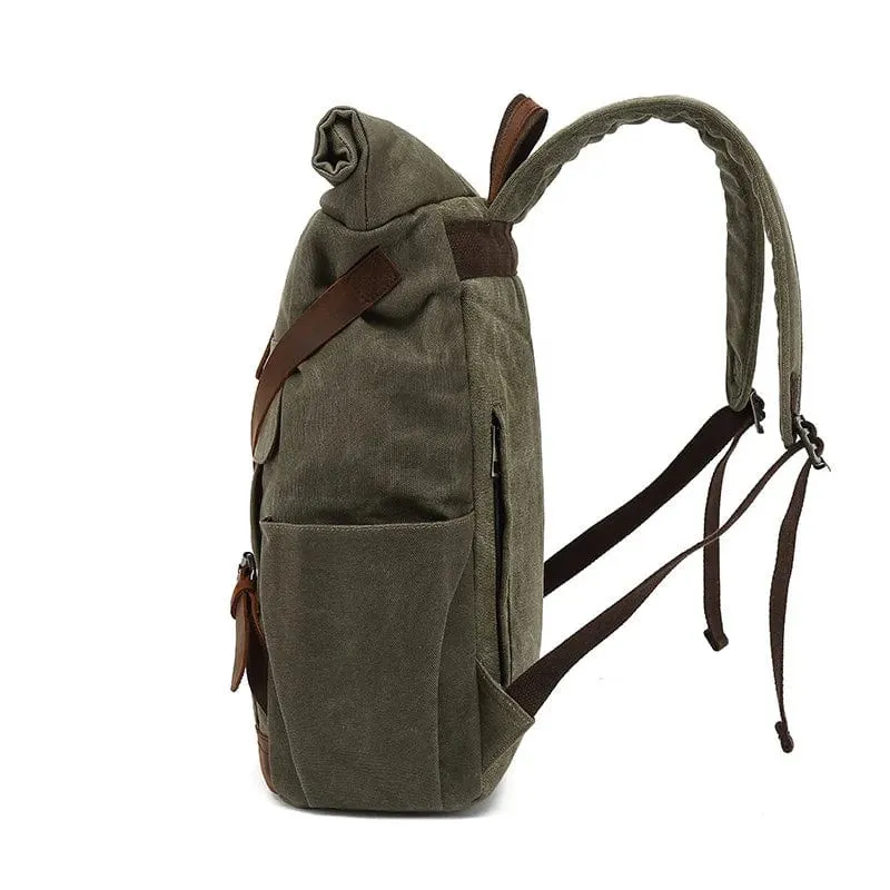 Sac à dos moto vintage imperméable